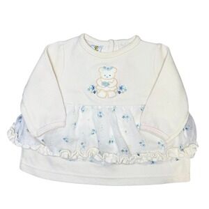 VIntage 90's Sesame Street Baby Girl Sweater Dress Size 12‎ months